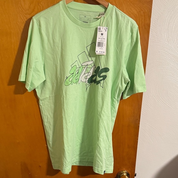 Adidas Tshirt Mens Medium Green - Picture 1 of 2